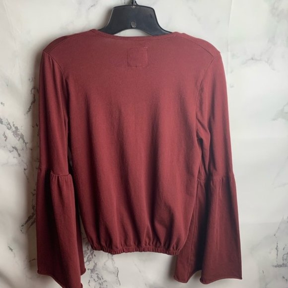 Chaser Cotton Jersey Flared Sleeve Surplice - Picture 3 of 8